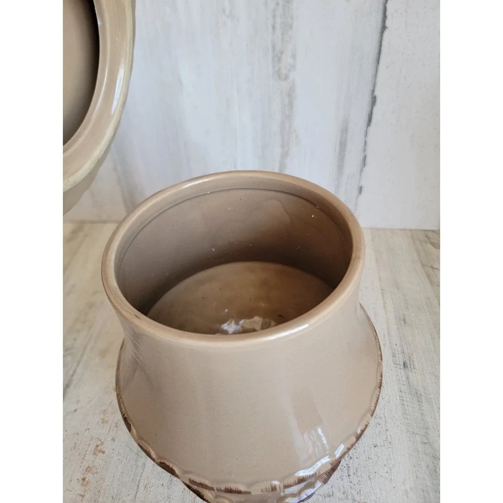 Biscotti Brown Cookie Jar citta del Venezia Ceramic Designpac Panetteria